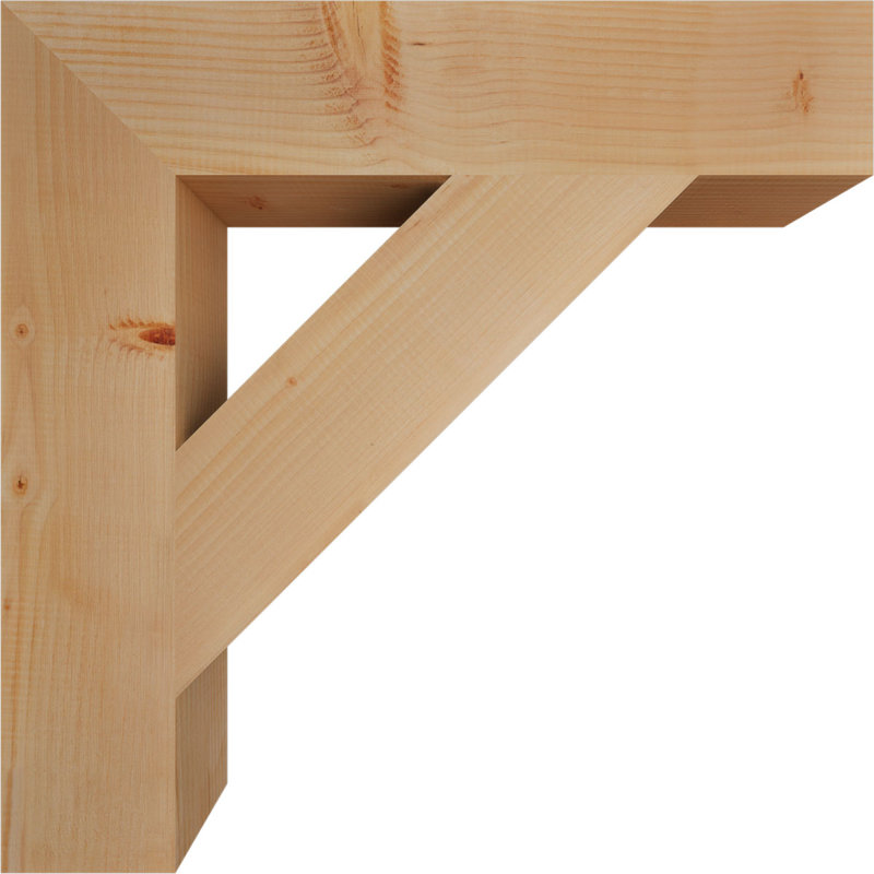 Support de bloc traditionnel, Douglas (lisse), H 30 po x l 5,5 po x P 30 po