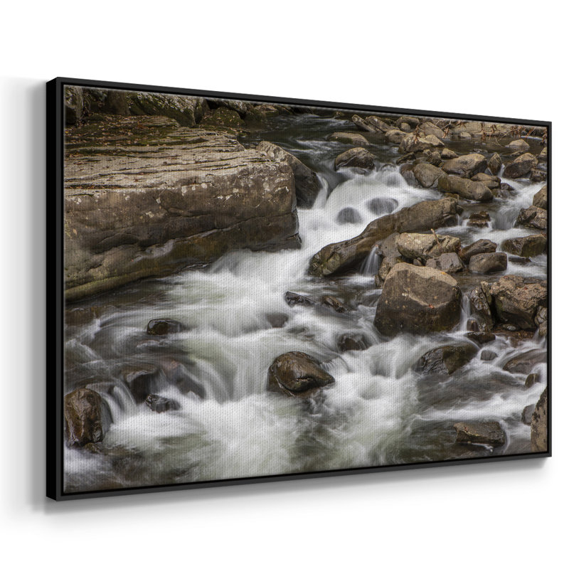 Rush Calm - reproduction d'art sur toile tendue, H 41 po x l 27 po x P 2 po, Cadre noir