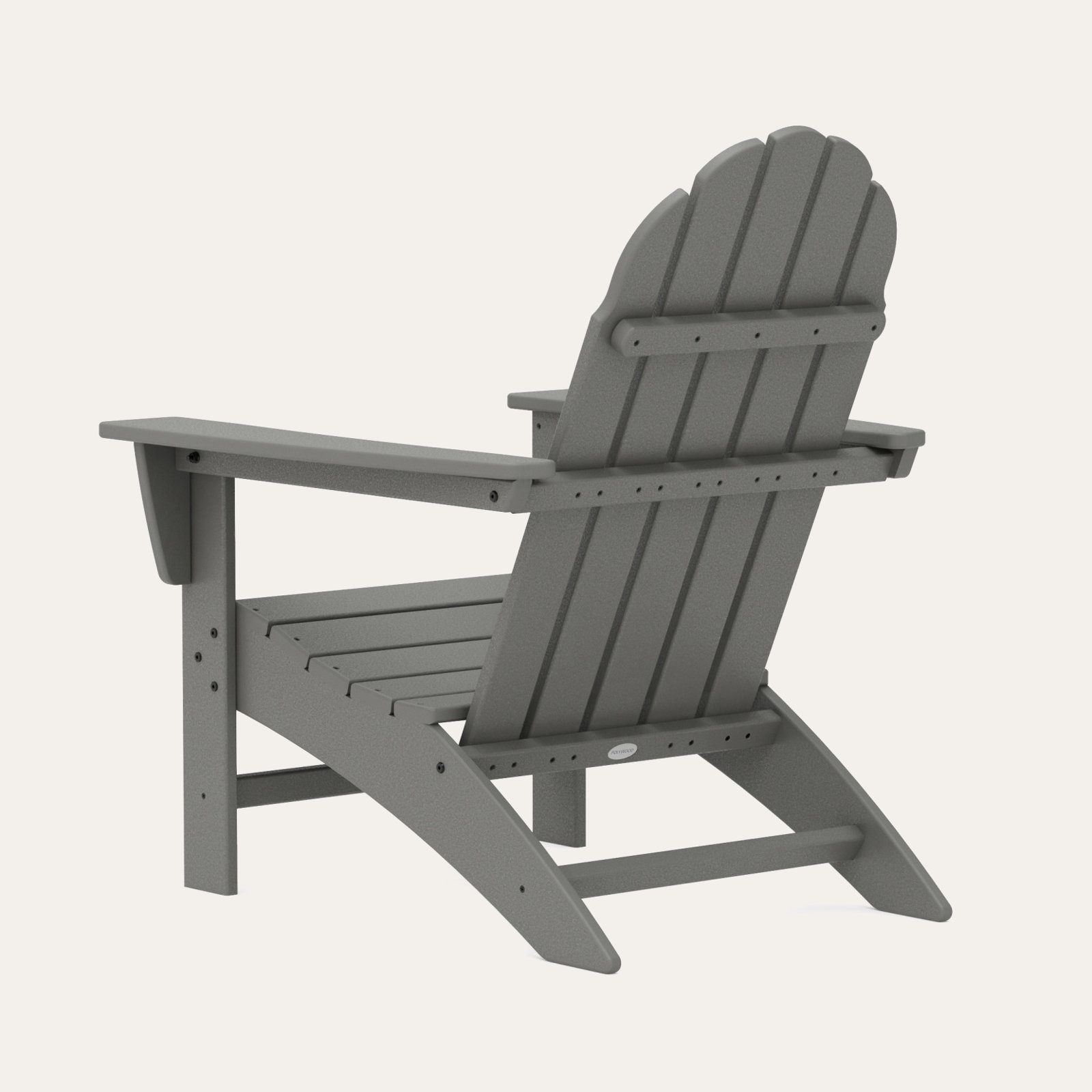 POLYWOOD® Vineyard Adirondack Chair, SlateGray