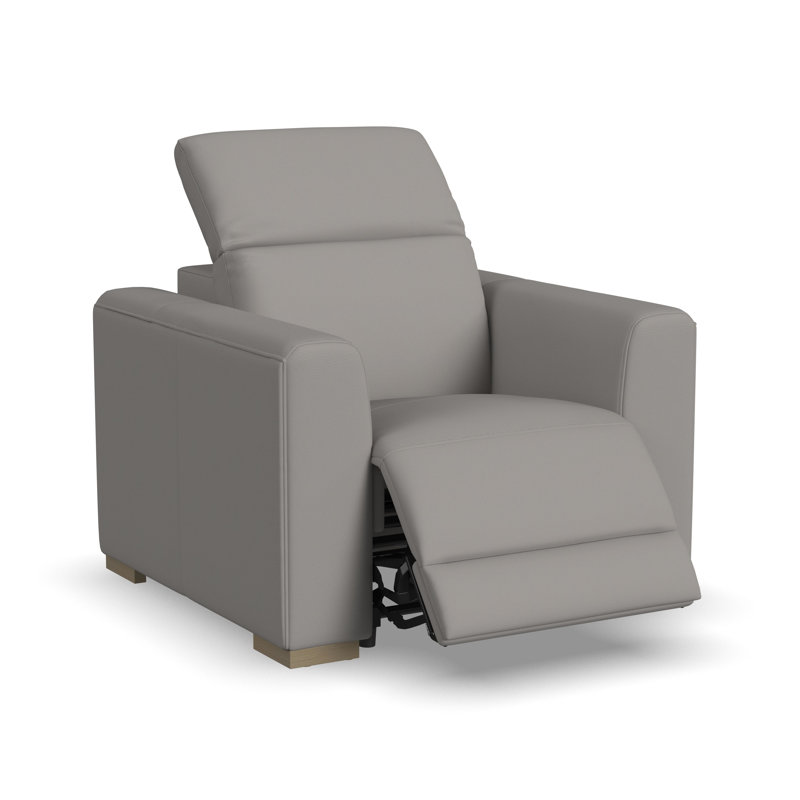 Celeste Power Recliner With Adjustable Power Headrest, Gray