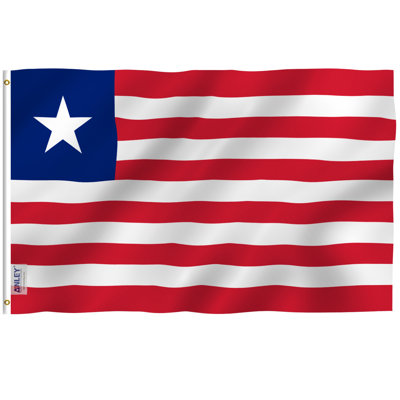 Liberia Flag Polyester 36x60 in. House Flag