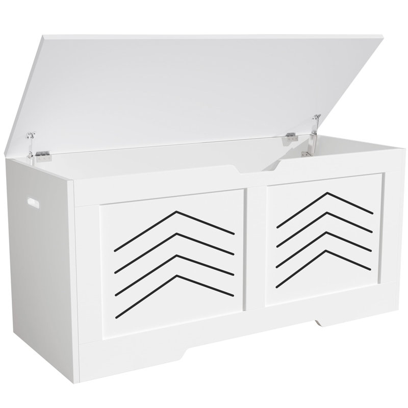 Storage Bench, White