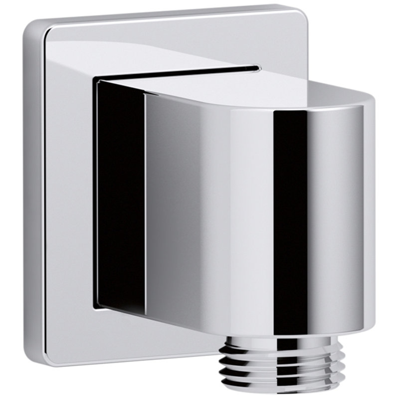 Awaken Wall-Mount Supply Elbow with Check Valve, Polished Chrome
