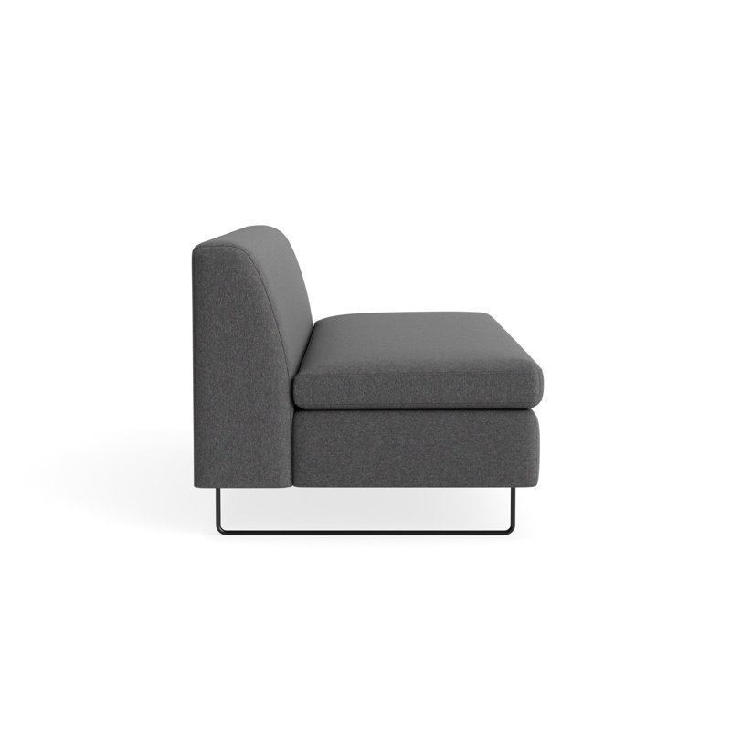 MTO - Clyde 67" Sofa w/ Black Legs, Gabro Gray