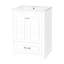 Meuble-lavabo de 61 cm avec lavabo en céramique, lignes élégantes, construction robuste, tiroir spacieux, style moderne, céramique, organisé