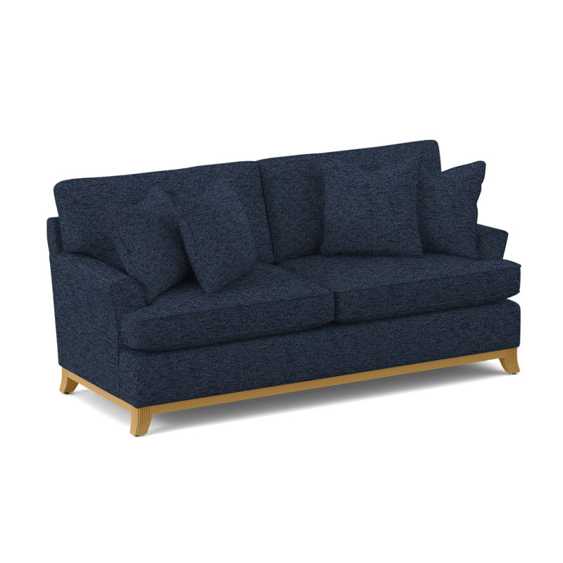 Oaks Way Sofa, Honey Finish, Basic Navy; 0317-61