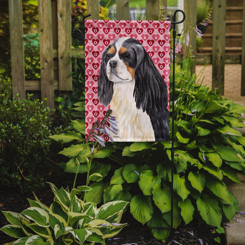 Drapeau de jardin Varastad, Épagneul cavalier King Charles 2