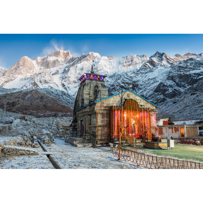 Kedarnath In India - Wrapped Canvas Print, 30cm H x 46cm W x 3.8cm D