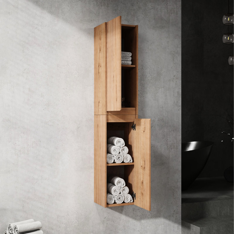 Meuble-lavabo 48 po, lavabo et armoire d'appoint, meuble-lavabo moderne avec quincaillerie anticorrosion Space Apparence