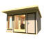 Shire Cali Home Office 12 Ft X 12 Ft With Side Shed