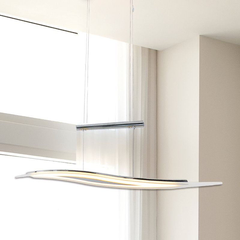 Rae 432 - Light Chrome LED Kitchen Island Pendant