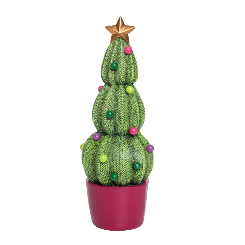  Arbre de Noël en résine multicolore Feliz Navidad