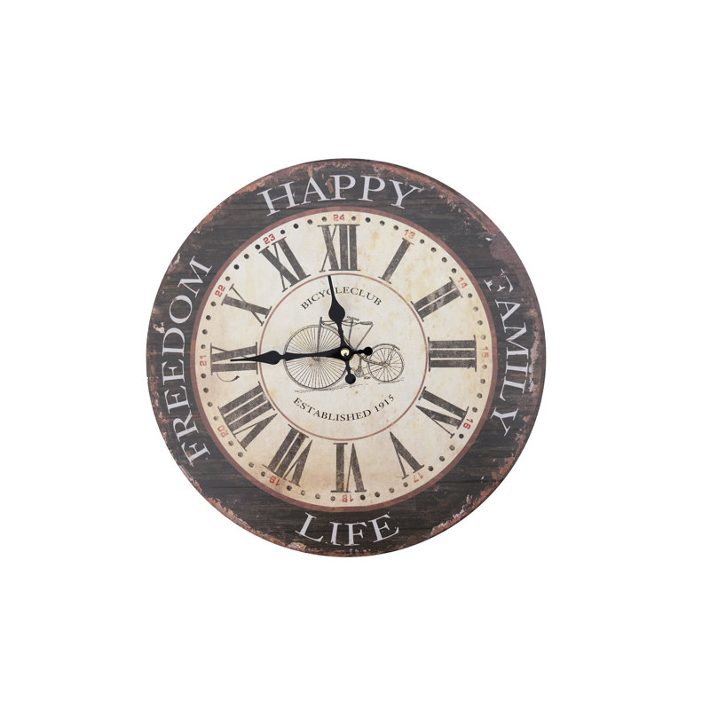 Fontinella Wood Wall Clock