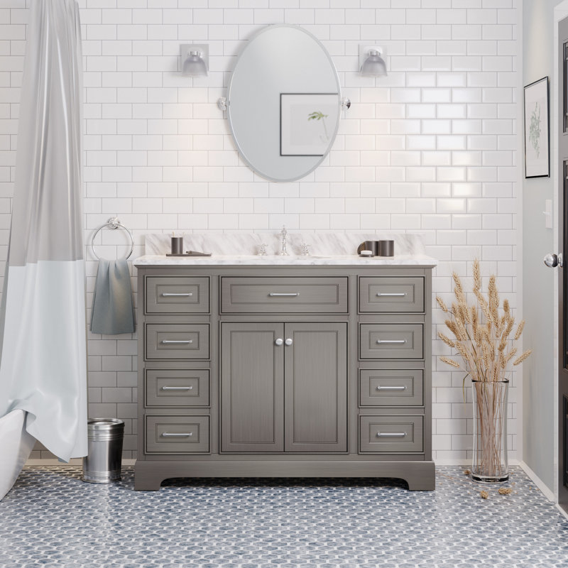 Ronnie 48'' Single Bathroom Vanity & Reviews | Birch Lane