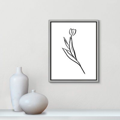 Fleurs simples 1 - reproduction de dessin
