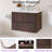 30" Wall-Mounted Single Bathroom Vanity With White Ceramic Integrated Top