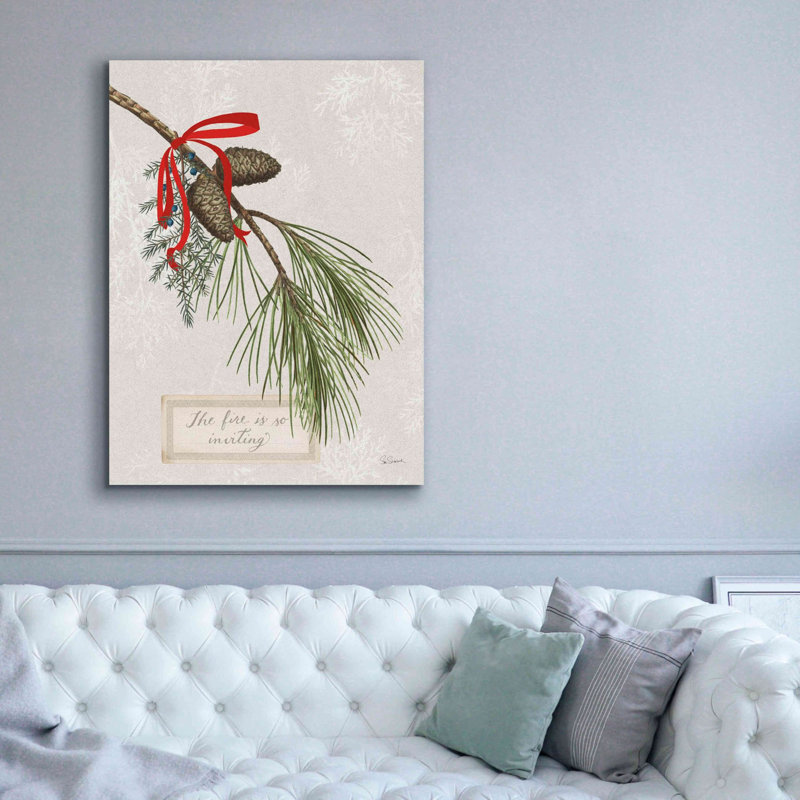 «Joyful Tidings III» par Sue Schlabach, estampe numérique sur toile, L 40 po x H 54 po
