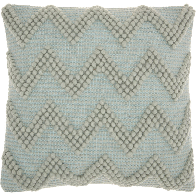  Housse et insert de coussin carré, Céladon, H 20 po x l 20 po x P 6 po, Carrée