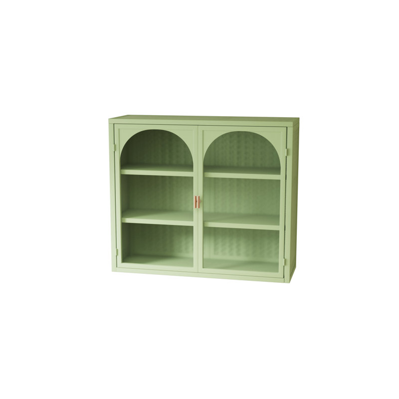 Armoire murale 27,56 po à motif tissé pour le rangement dans plusieurs pièces