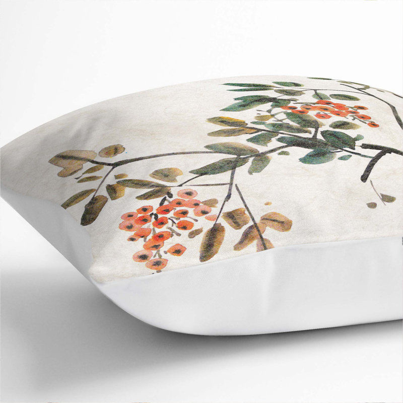 Square Throw Cushion, 40cm H x 40cm W x 15cm D, White
