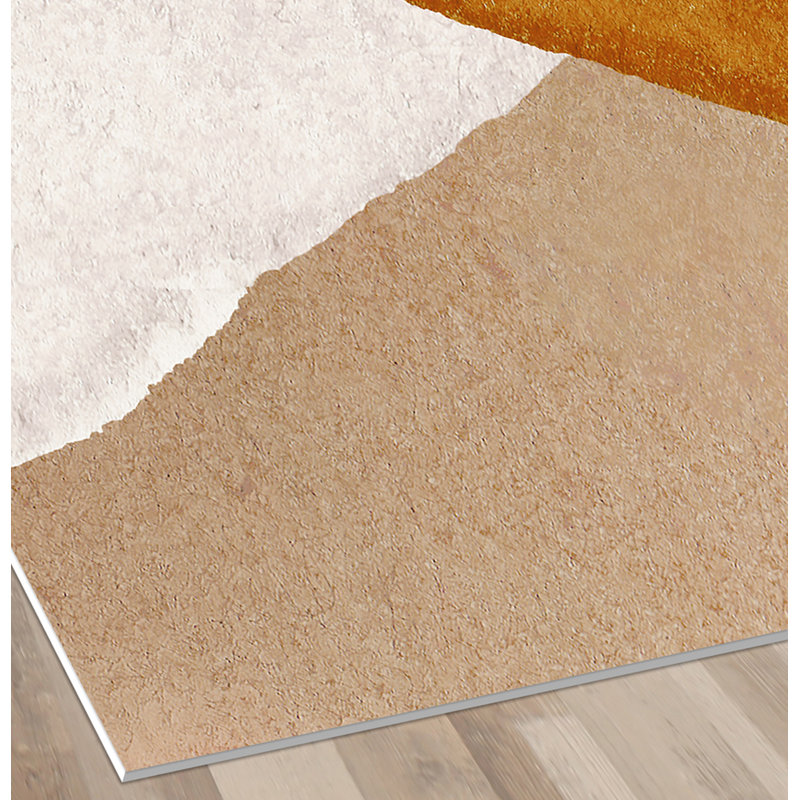 Aleona Vinyl Machine Printed Area Rug, Rectangle 133 x 200cm