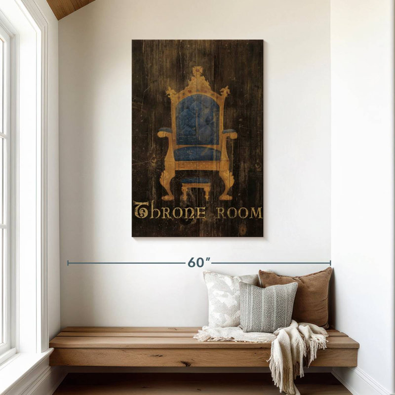 Regal Throne, 45" H x 30" W