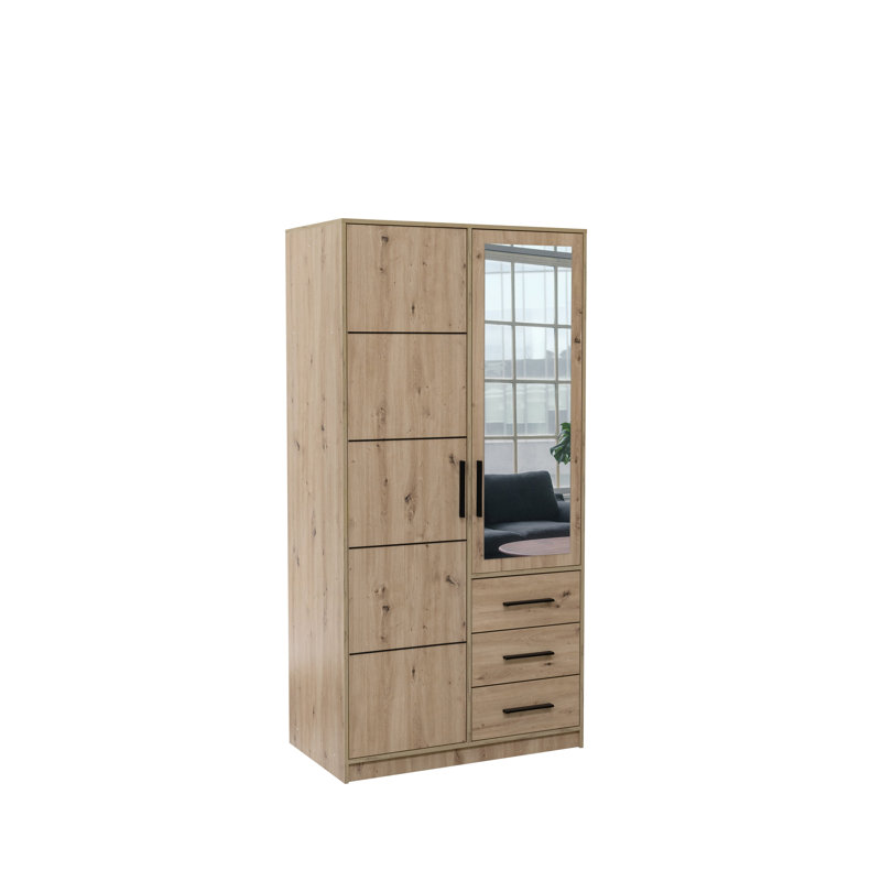 Bojan Manufactured Wood Wardrobe