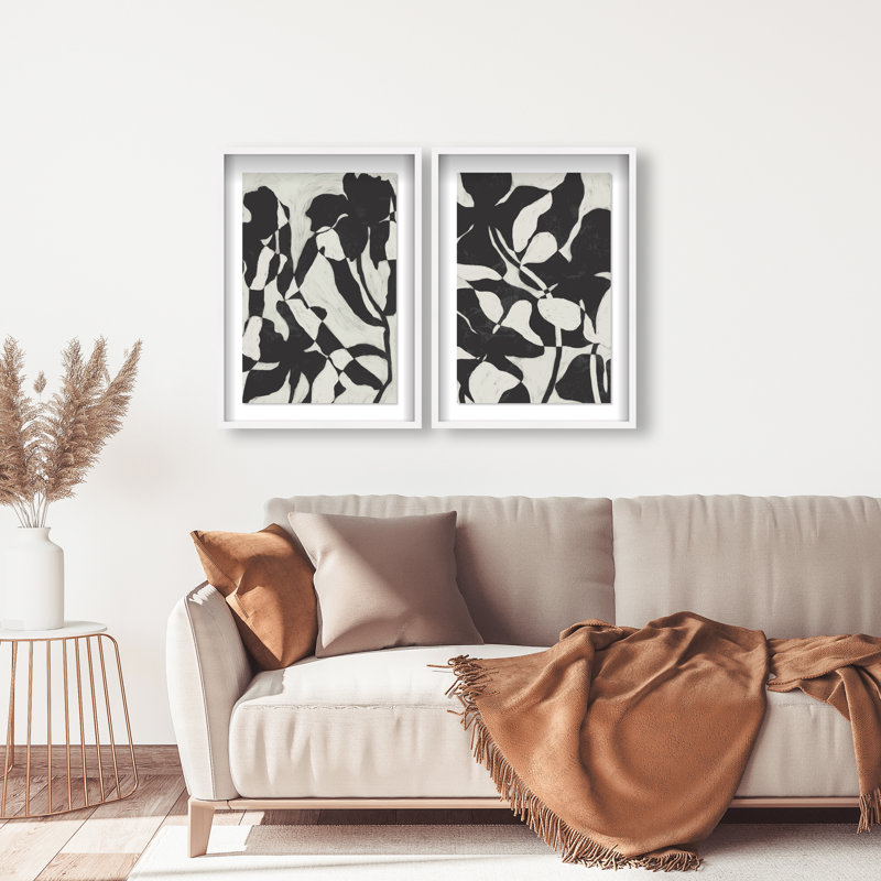 Contrast Nature Set Set by Oliver Gal, 51"H x 35"W, White Shadowbox