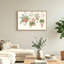 Ensemble de 1 tableau sur toile représentant des plantes suspendues-129263726-129263716