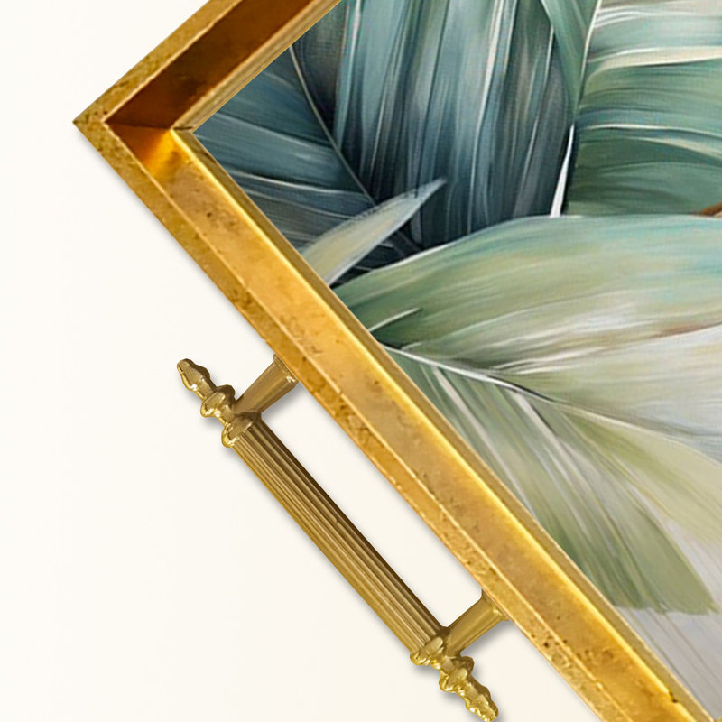 Élégant plateau en verre de 19,7 po x 11,4 po x 1,4 po | Fabrication 100% verre durable | Facile à nettoyer avec un chiffon humide | Idéal pour le service, la présentation décorative et l'organisation | Ajout élégant à la décoration intérieure