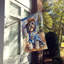 Drapeau Cowboy Welcome House-112699254