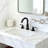 8-2/5" Solid Brass Two Handle Widespread Bathroom Sink Faucet With Drain Assembly-120649762-120921388