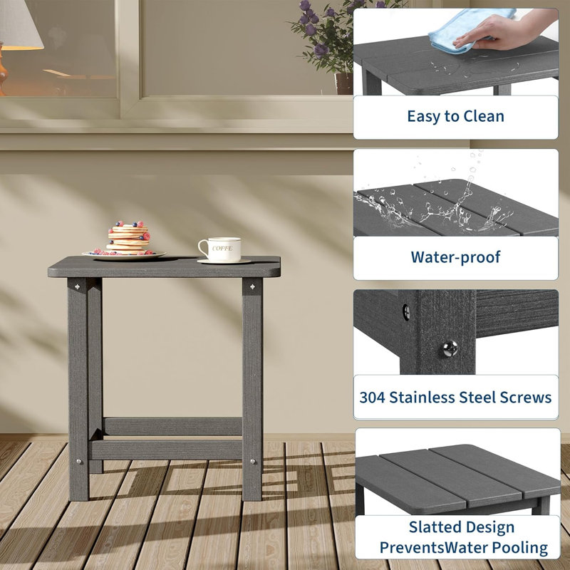 45cm W Plastic / Stone Top Workbench Top, Gray