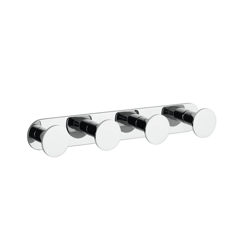 Upside Wall Mounted Quadruple Bathroom Hook