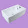 The Renovators Supply Inc. 7.85'' Gloss Vitreous China Rectangular Bathroom Sink with Overflow