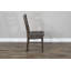 Chaise d'appoint à dossier échelle en brun