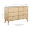 Commode 6 tiroirs Raenada