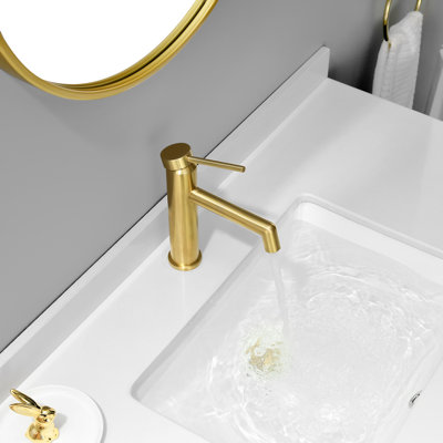 NO - Robinet de salle de bain monocorps et monocommande avec bonde