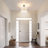 2-light 14" Mini Mordern Fabric Drum Chandelier -1859261829