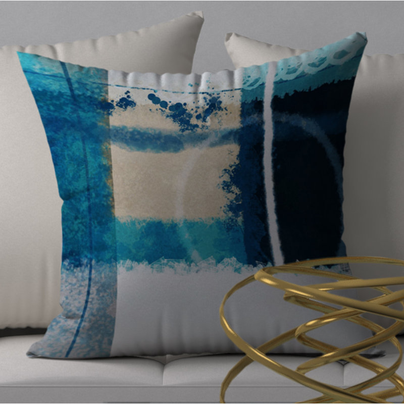 Reversible Throw Pillow, 18" x 18"