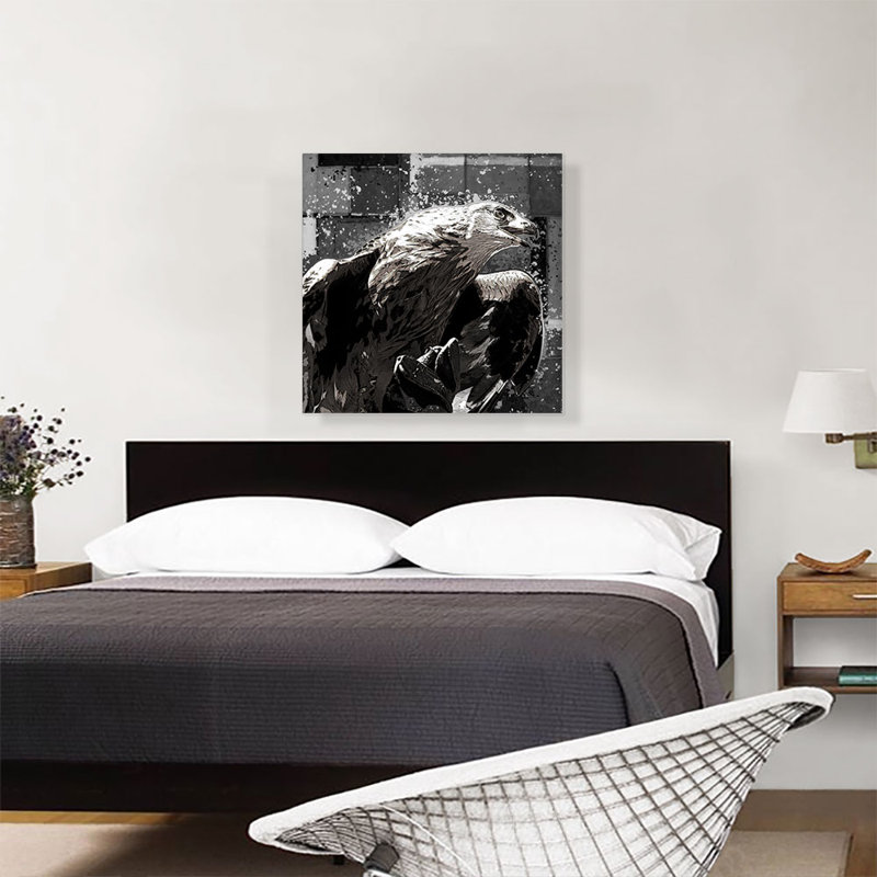 Reproduction d'art sur toile tendue Golden Eagle of Albania, H 26 po x l 26 po x P 1,5 po