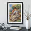 Girl Seated in a Landscape by Pierre-Auguste Renoir - Picture Frame Painting-62754821-62754823
