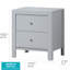 Table de chevet transitionnelle blanche élégante-1612949449