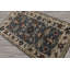Tapis oriental bleu / beige en laine noué à la main 3 pi x 5 pi Geistown