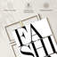 «Fashion And Beauty Typographie», ensemble de 3 impressions sur toile par Enchanté Designs-319129169