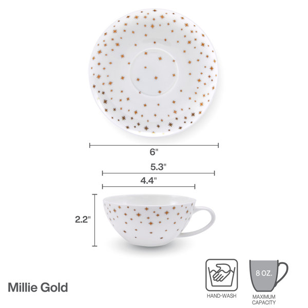 Millye Modern White Soup/Cereal Bowl + Reviews