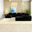 Canapé modulaire moderne en mousse de velours côtelé Compression Sectionals