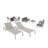 Smartt 10 - Person Patio Conversation Sets with Cushions
