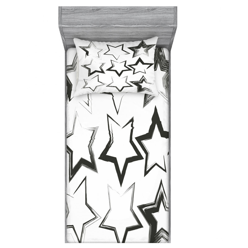 Microfiber Sheet Set, Twin XL Sheet Set with Fitted Sheet