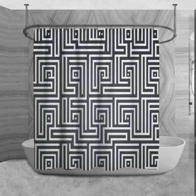 Nikaiya Shower Curtain